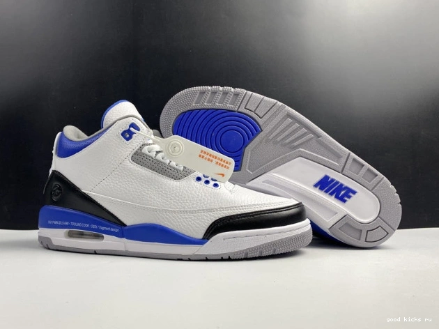 Blue Retro 3 Air White Jordan CT8532-040 0811